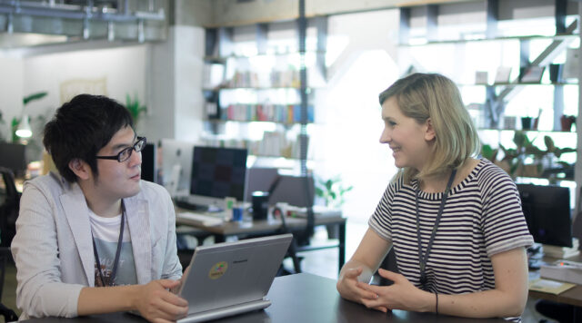 Talking With Colleagues At Base