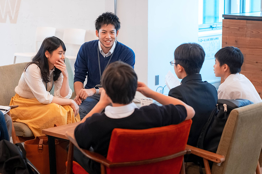 中学生訪問