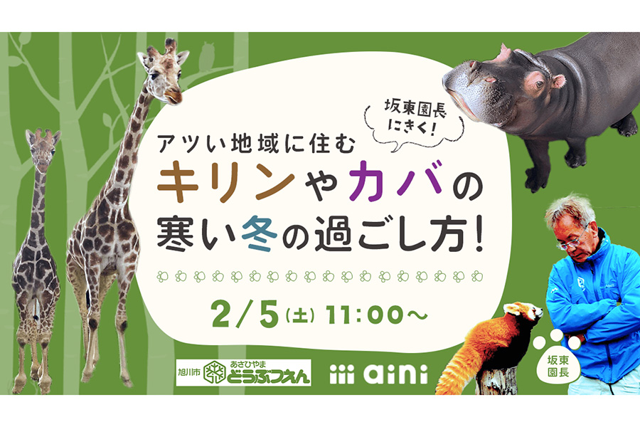 坂東園長にきく！アツい地域に住むキリンやカバの寒い冬の過ごし方！